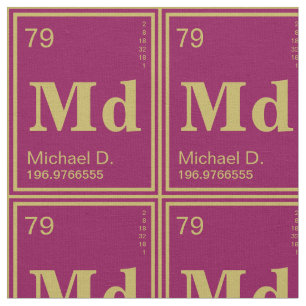 Das Element von Ihnen! Kundenspezifische Stoff