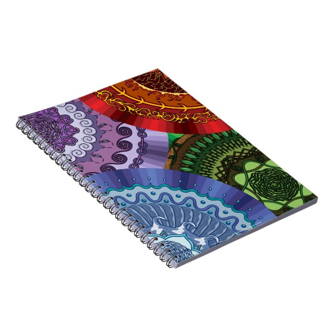 Das Elements-Mandalas-Notebook Notizblock (Rechte Seite)
