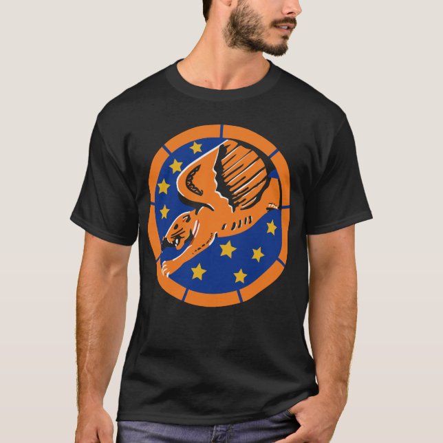Das Emblem der Tuskegee Airmen aus dem 99. T-Shirt (Vorderseite)