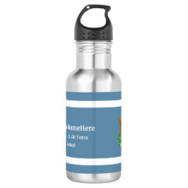 Das Emblem der US-Luftwaffe personalisieren Edelstahlflasche