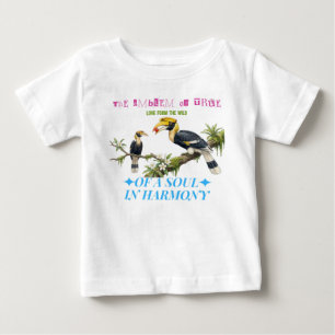 „Das Emblem der wahren Liebe aus der Wildnis.“ Baby T-shirt