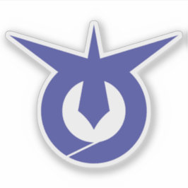Das Emblem von Aki, Kōchi Aufkleber