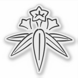 Das Emblem von Kamakura, Kanagawa Aufkleber