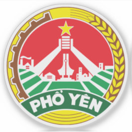 Das Emblem von PHYên, Vietnam Aufkleber