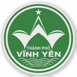 Das Emblem von Thành Phố Vænh Yên, Vietnam Aufkleber