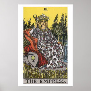 Das Empress Tarot Card Poster