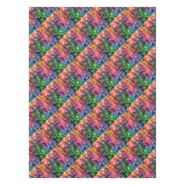 Das Ende der Abstrakten Rainbow-Kunst Tischdecke (Vorderseite)