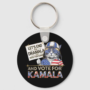 Das Ende der Dramala und die Abstimmung für Kamala Schlüsselanhänger