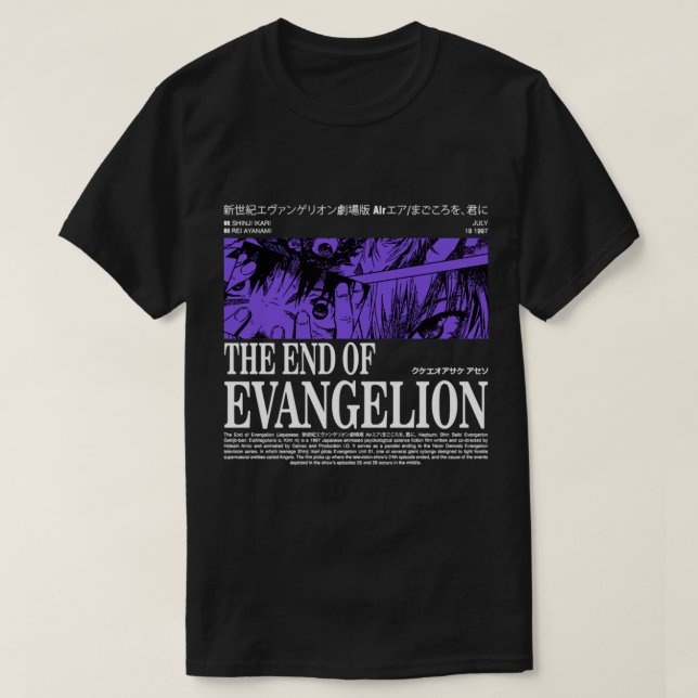 Das Ende der Evangelion T-Shirt (Design vorne)