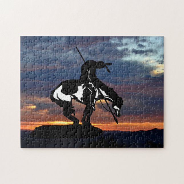 Das Ende der Silhouette Jigsaw Puzzle (Horizontal)