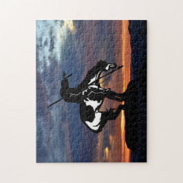 Das Ende der Silhouette Jigsaw Puzzle