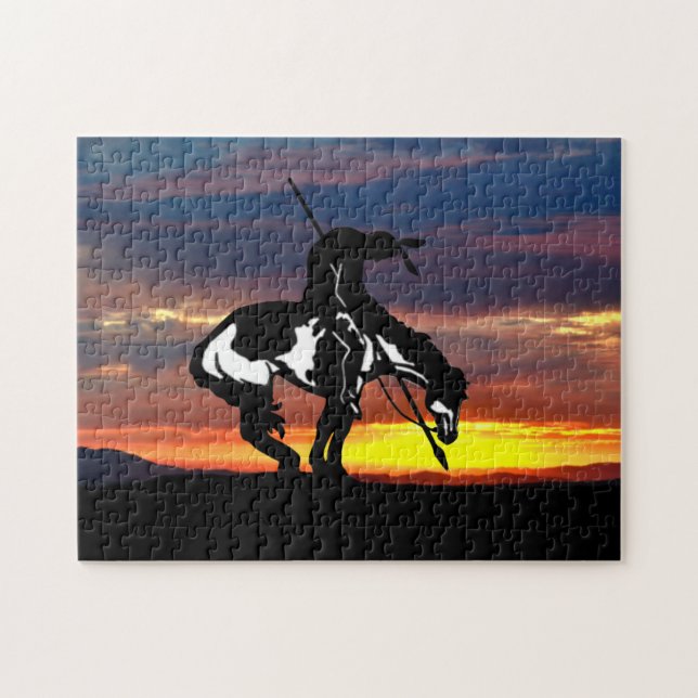 Das Ende der Silhouette Jigsaw Puzzle (Horizontal)