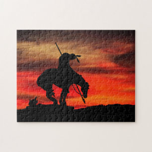 Das Ende der Silhouette Jigsaw Puzzle