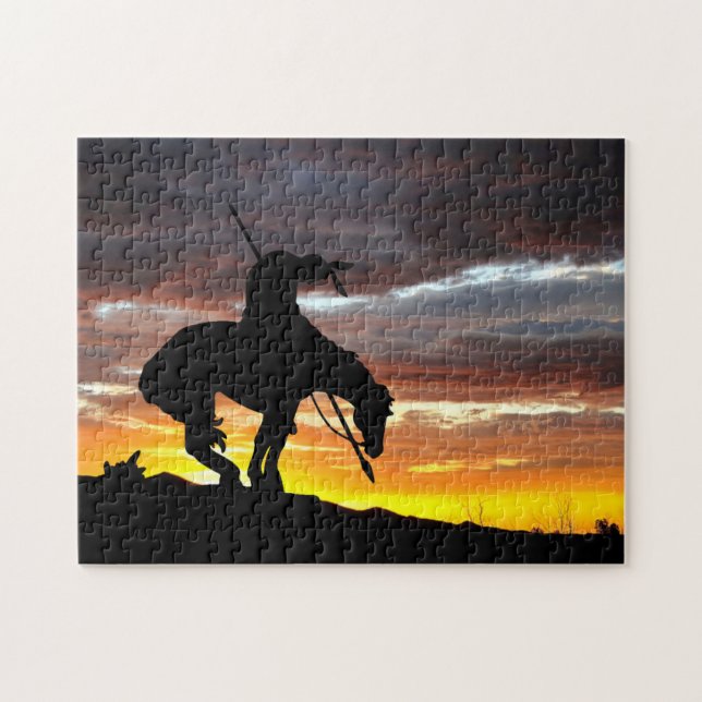 Das Ende der Silhouette Jigsaw Puzzle (Horizontal)