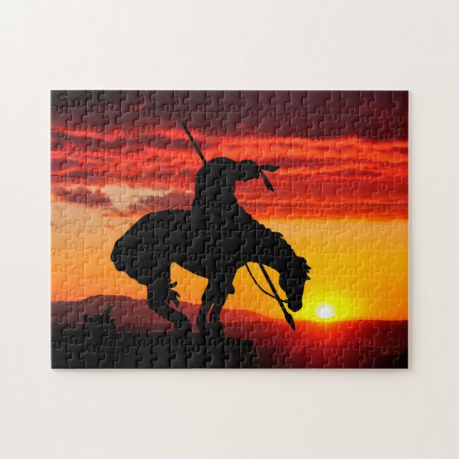 Das Ende der Silhouette Jigsaw Puzzle (Horizontal)