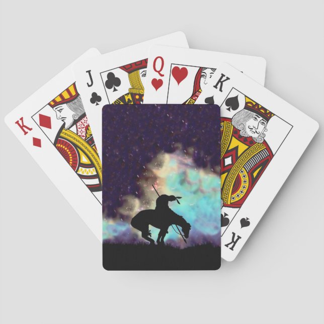 Das Ende der Silhouette Spielkarten (Rückseite)