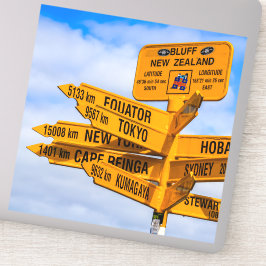 Das Ende der Straße Aufkleber