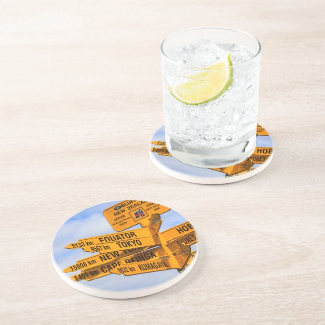 Das Ende der Straße Getränkeuntersetzer (Seite)