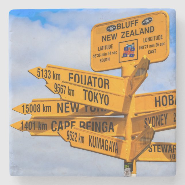 Das Ende der Straße Steinuntersetzer (Vorderseite)