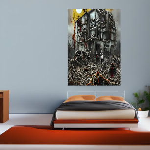 Das Ende der Welt   AI Art Poster