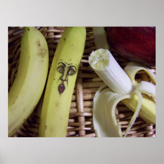 das Ende des Obstkorbs.. Poster