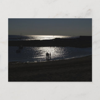 Das Ende des Tages Postkarte