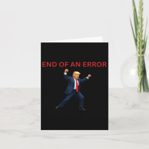 Das Ende eines Fehlers Trump Karte