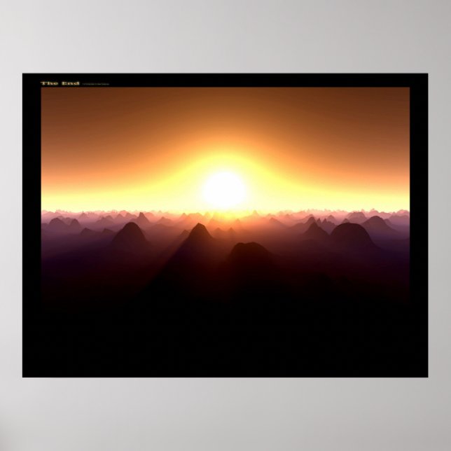 Das Ende Poster (Vorne)