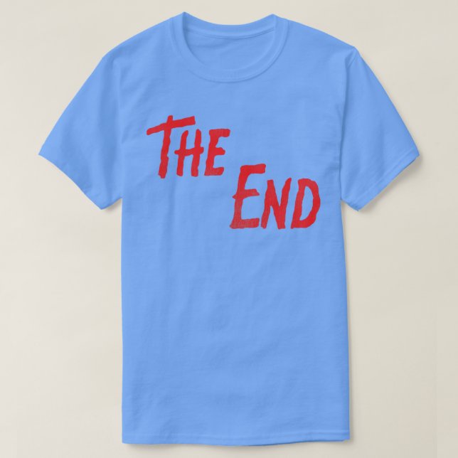 DAS ENDE-Retro-Horror-End-Credits T-Shirt (Design vorne)