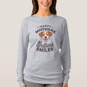 Das endlose Lächeln glücklicher Mütter - Glücklich T-Shirt