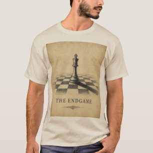 Das Endspiel Vintage Schachkönig T-Shirt