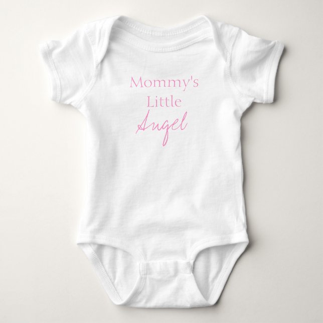Das Engelchen der Mama Baby Strampler (Vorderseite)