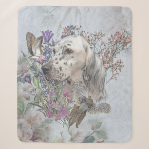 Das Englische Setter-Porträt , Kunst Sherpadecke
