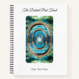 Das entfernte Deck-Divinationsobjekt der vergangen Notizbuch