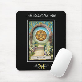Das entfernte Monogramm des hintersten Tarots Mousepad