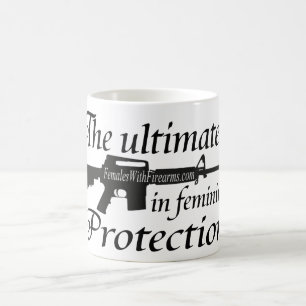 Das entscheidende in der weiblichen Schutz-Tasse Kaffeetasse