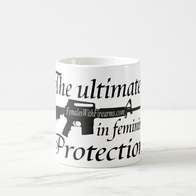 Das entscheidende in der weiblichen Schutz-Tasse Kaffeetasse (Mittel)