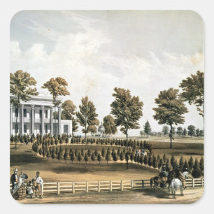 Das Erbe Quadratischer Aufkleber