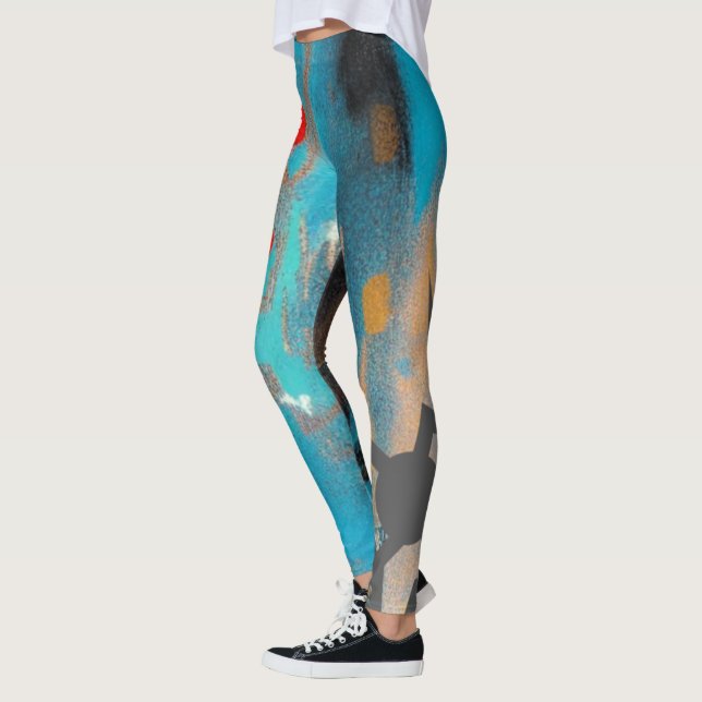 Das Erdbeben Leggings (Links)