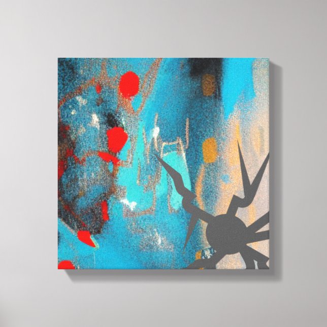 Das Erdbeben Leinwanddruck (Vorderseite)