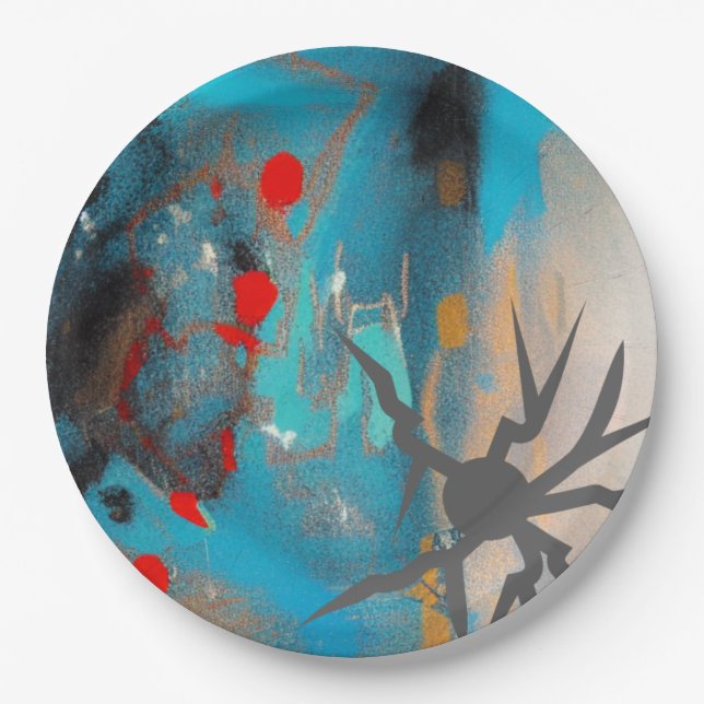 Das Erdbeben Pappteller (Vorderseite)