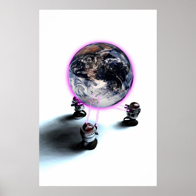 Das Erdplakat nutzen Poster (Vorne)