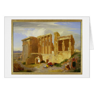 Das Erechtheum, Athen, mit Zahlen im Foregr