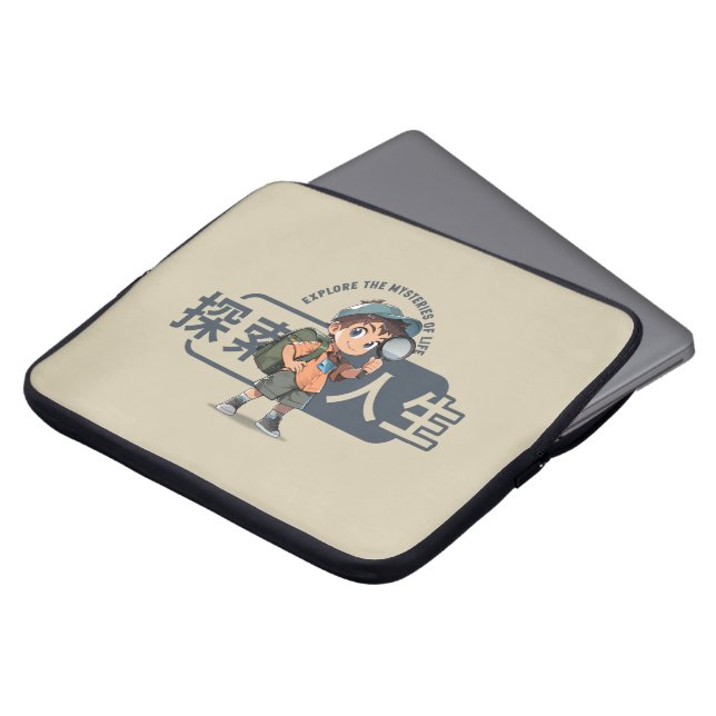 Das Erkundungsleben | 15 Zoll Laptopschutzhülle (Vorne Oben)