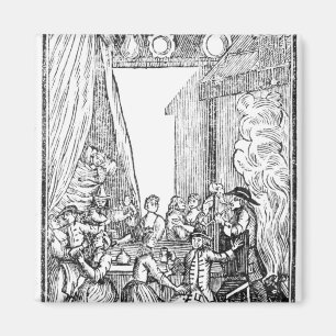 Das Ernte-Abendessen, von den Roxburghe Balladen Magnet