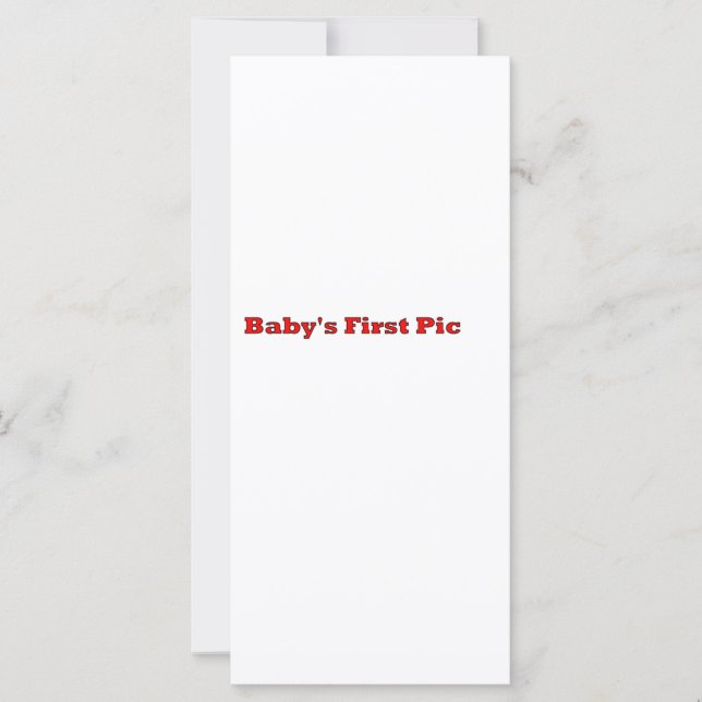 Das erste Bild des Babys Das MUSEUM Zazzle Geschen (Vorderseite)