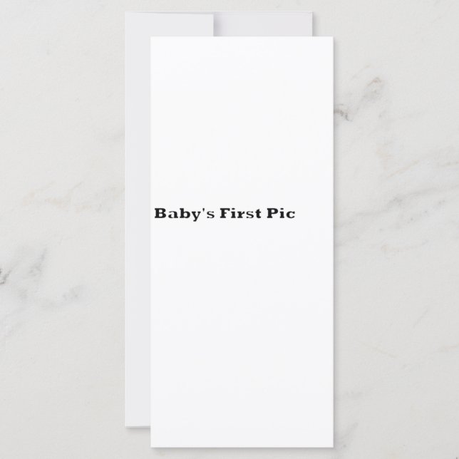 Das erste Bild des Babys Das MUSEUM Zazzle Geschen (Vorderseite)