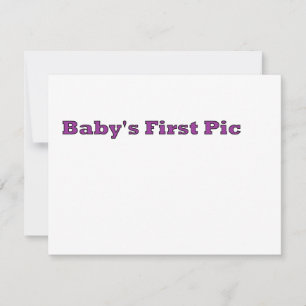 Das erste Bild des Babys die MUSEUM Zazzle