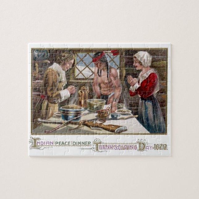Das erste Erntedankfest (Horizontal)