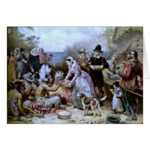 Das erste Erntedankfest von Ferris-Erntdankkarte